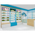 MDF Wood Decorative Smart Cabinet Pharmacy Shop Fitting Pharmacy Furniture Medical Store Furniture Design